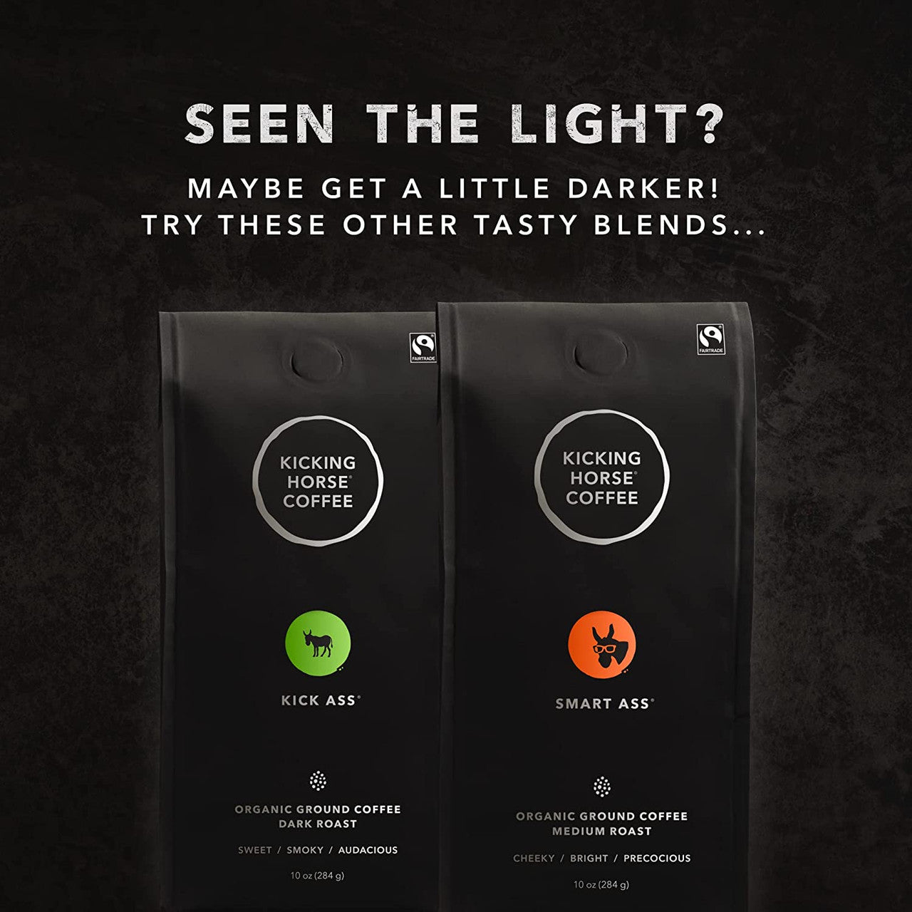 Kicking Horse Ground Coffee Hola Light Roast 284g/10 oz. {Imported from Canada}